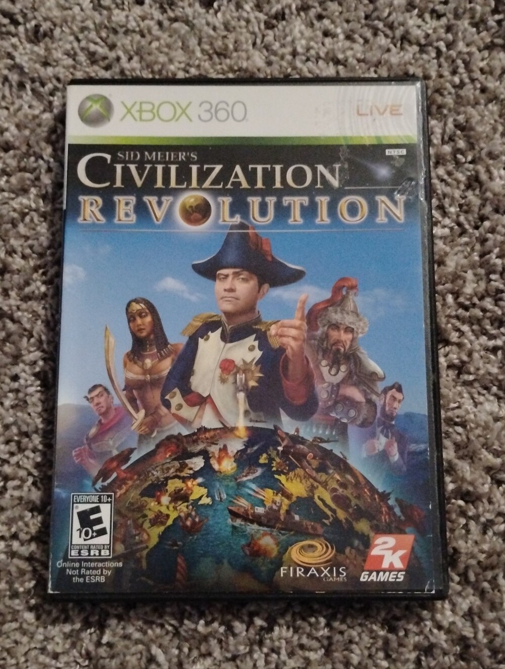 Sid Meier's Civilization Revolution (Xbox 360) - CIB Complete w/ Manual